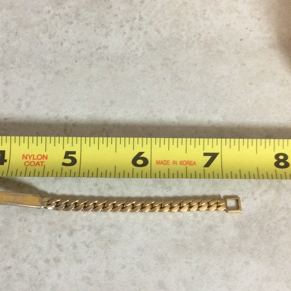 Avon Gold chain bar link bracelet - Picture 8 of 10